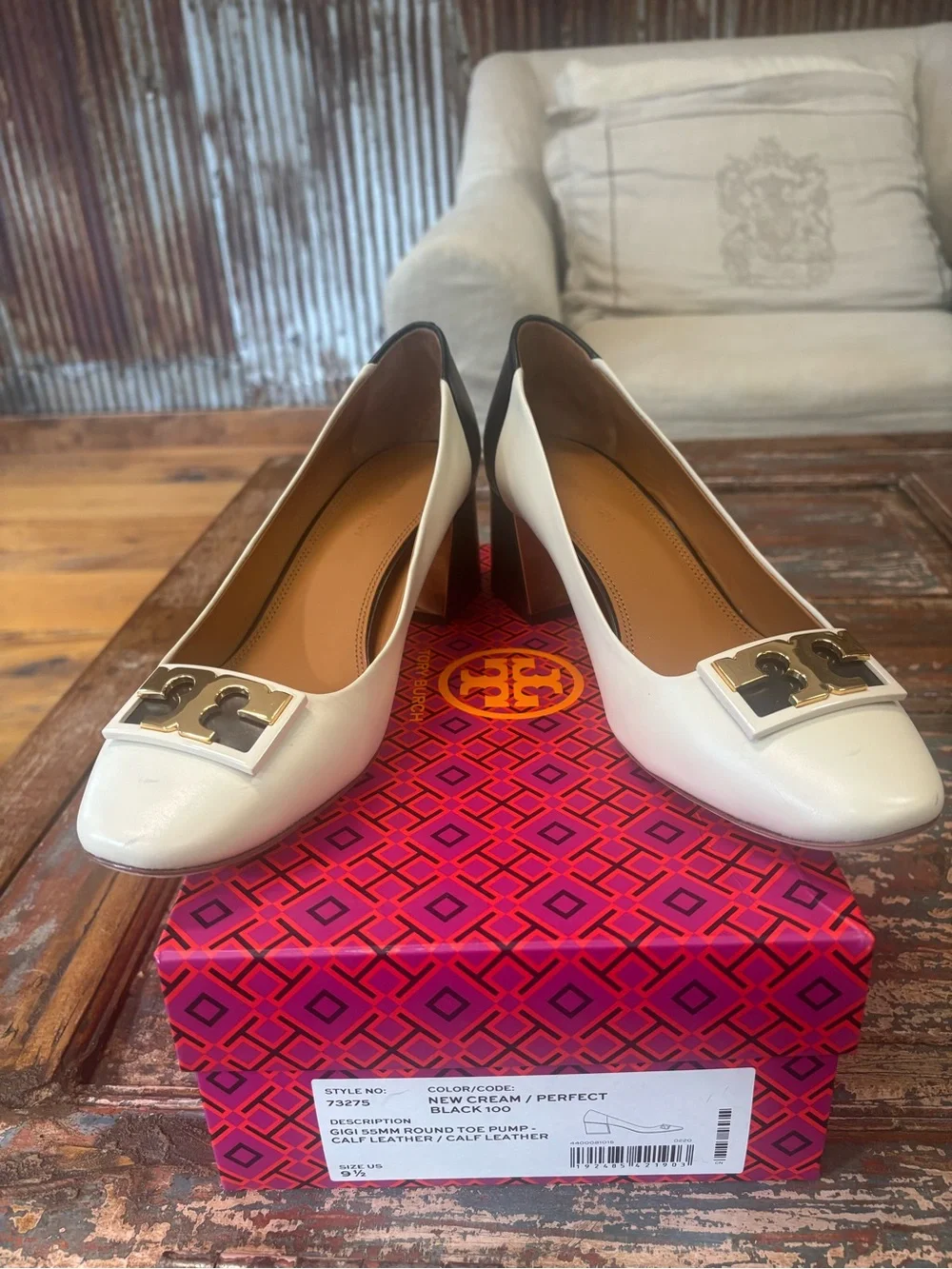 Tory Burch contrasting burch